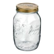 Glasburk Bormioli 365160MDE121990 Transparent Glas 1 L Hermetisk