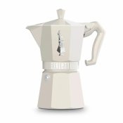Italiensk Kaffepanna Bialetti MOKA EXCLUSIVE CREAM 6T Kr�m Alumi