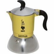 Italiensk Kaffepanna Bialetti 29588 Gul Aluminium Stl 100 ml