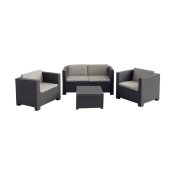 Trdgrdsmbler SP Berner Diva Tropea Antracitgr Mrkgr (4 Del