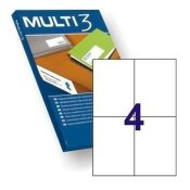 Etiketter till Skrivare MULTI 3 Vit Upprtt 100 Blad 105 x 148 m