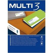 Etiketter till Skrivare MULTI 3 Vit Upprtt 100 Blad 105 x 29 mm