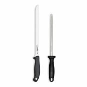 Skinkkniv och brynstlset 3 Claveles Evo 25 cm 2 Delar