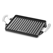 Grillplatta Vaello Rektangulr Svart Emaljerat stl (27 x 21 cm)
