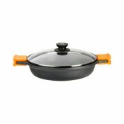 Kastrull BRA A270532 (32 cm) Svart Svart/Orange Metall Aluminium