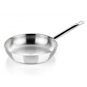 Wokpanna BRA A121612  24 cm Silvrig Rostfritt stl