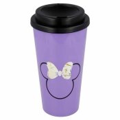 Glas med lock Minnie Mouse 01049 (520 ml)