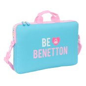 Laptopvska Benetton Unique Rosa Turkos 40 x 27 x 4 cm