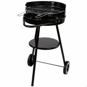 Kolgrill med hjul Aktive Textilene 42 x 76,5 cm Svart