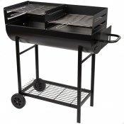 Kolgrill med hjul Aktive Plast Emaljerad metall 97 x 96 x 42 cm