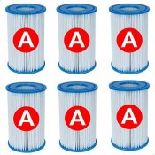 Behandlingsfilter Intex Typ A 6 antal