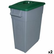 Avfallsbehllare tervinning Denox Grn 65 L (2 antal)
