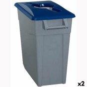 Avfallsbehllare tervinning Denox Bl 65 L (2 antal)