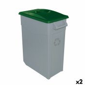 Avfallsbehllare tervinning Denox Grn 65 L (2 antal)