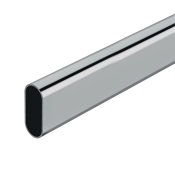 Stng fr garderob Stor Planet Silvrig Avlng 150 x 1,5 x 2,5 cm