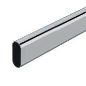 Stng fr garderob Stor Planet Silvrig 200 x 1,5 x 2,5 cm Skp