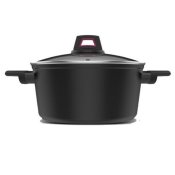 Gryta med lock Taurus KCK4024 Svart 4,5 L