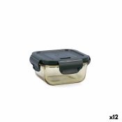 Hermetisk matlda Bidasoa Infinity Fyrkantig 310 ml Gul Glas (12