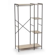 Hattstll Vinthera Moa Stl Svart 90 x 40 x 165 cm