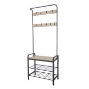 Hattstll Vinthera Moa Stl Svart 72 x 34 x 183 cm