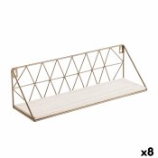 Bokhylla Vinthera Moa Stl Gyllene 40 x 12 x 12 cm (8 antal)