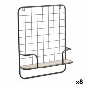 Bokhylla Vinthera Moa Stl Svart Metall 42,5 x 12 x 56 cm (8 ant