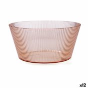 Salladsskl Quid Sunset Coral Korall Plast  25 cm (12 antal)