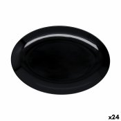 Bricka Quid Select Basic Svart Melamin 30,5 x 21,2 cm (24 antal)