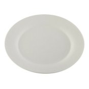 Platt skl Versa Vit Porslin Plast 27 x 27 cm
