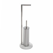 Toalettrullehllare Versa Metall Plast Multicolour 65 cm