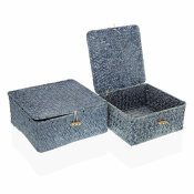 Multifunktionell korg Versa Bl Havsalger 23 x 10 x 23 cm 20 x 2