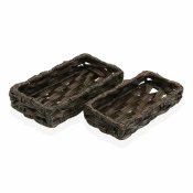 Korg - set Versa 11 x 4 x 20 cm Mrkbrun 2 antal