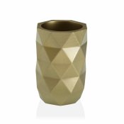 Tandborsthllare Versa  DIAMOND Gul Harts (7,4 x 10,6 x 7,4 cm)