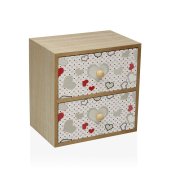 Smyckeskrin Versa Hjrtan (12 x 16 x 16 cm)