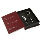 Set med Vintillbehr Versa Boken Tr 4 x 22 x 16,5 cm