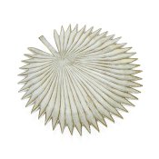 Bordsdekoration Versa Vit Tr MDF 37 x 3 x 37 cm