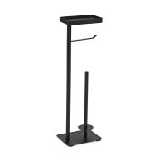 Toalettrullehllare Versa Lilia Svart 15 x 65 x 20 cm
