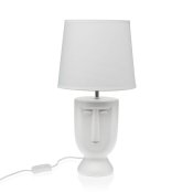 Bordslampa Versa Vit Keramik 60 W 22 x 42,8 cm