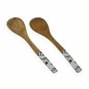 Kksredskap Versa Bambu Porslin Mangotr 6 x 1 x 30 cm Blomster