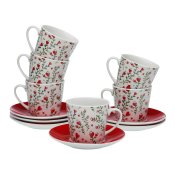 Teskszlet Versa Porslin 9 x 14 x 14 cm 10,5 x 8 x 6 cm 14 x 14