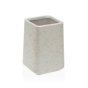 Tandborsthllare Versa Vit Keramik Plast 7 x 10 x 7 cm