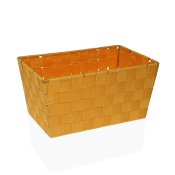 Multifunktionell korg Versa Flandes 20 x 15 x 30 cm Gul