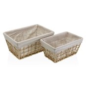 Tvttkorg Versa Nadir Brun Havsalger 22 x 15 x 32 cm