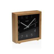 bordsklocka Versa Svart Minimalistisk