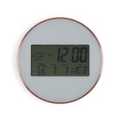 Vggklocka Versa Vit Plast Minimalistisk 2,8 x 25 x 25 cm
