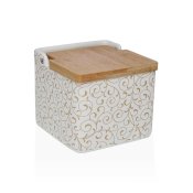 Saltkar med lock Versa Serpentine Keramik Dolomite 12,2 x 11,5 x