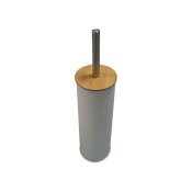Toalettborste Versa Gr Metall Bambu 38,4 cm