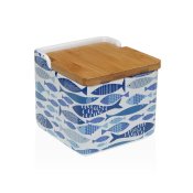 Saltkar med lock Versa AQUA 2 Keramik Dolomite 12,2 x 11,5 x 12,