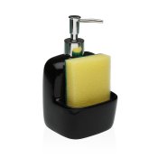 Tvldispenser Versa Svart Keramik 9,4 x 17,8 x 10,5 cm