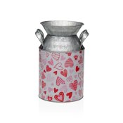 Vas Versa Rd Metall Hjrtan 13 x 15,5 x 21 cm